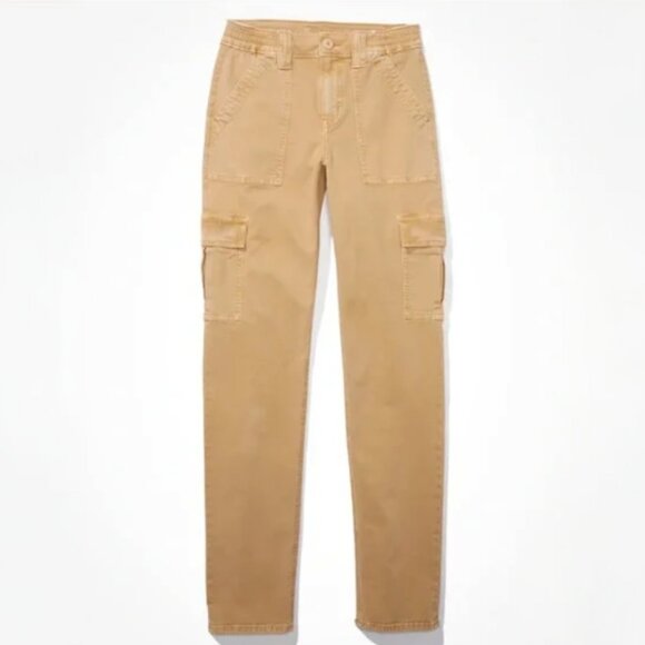American Eagle Stretch Cargo Straight Pant - Picture 1 of 10